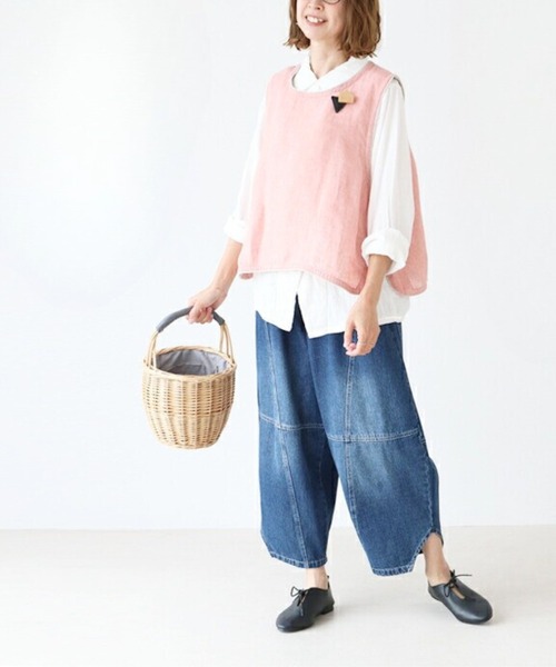 sanpo kuschel(サンポクシェル)の「コーデ彩りベスト(ベスト・レディース・ピンク・FREE)」の21枚目の写真