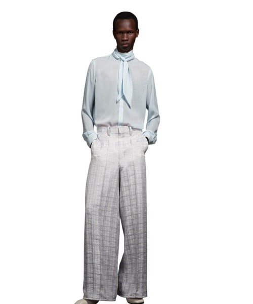 アパルトモン Stripe Sheer Shirt ストライプシアーシャツ L