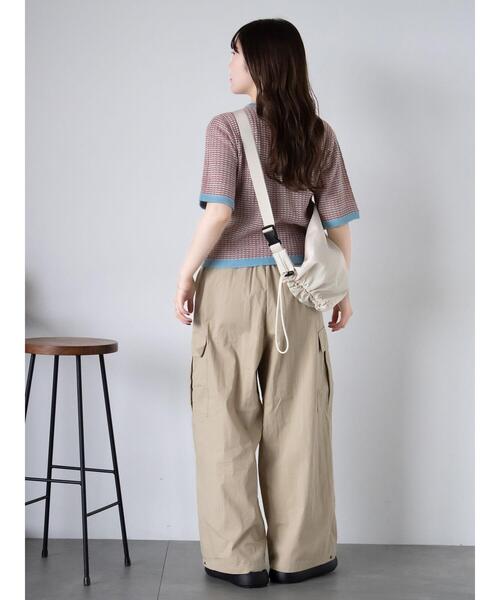 ehka sopo(エヘカソポ)の「ダブルウエストカーゴパンツ(その他パンツ・レディース・カーキ/モカ/ベージュ・F)」の11枚目の写真