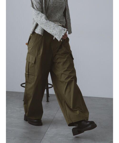 ehka sopo(エヘカソポ)の「ダブルウエストカーゴパンツ(その他パンツ・レディース・カーキ/モカ/ベージュ・F)」の16枚目の写真