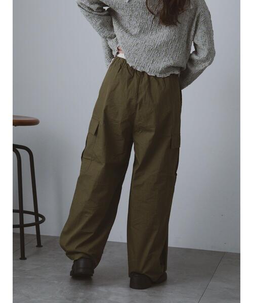 ehka sopo(エヘカソポ)の「ダブルウエストカーゴパンツ(その他パンツ・レディース・カーキ/モカ/ベージュ・F)」の19枚目の写真
