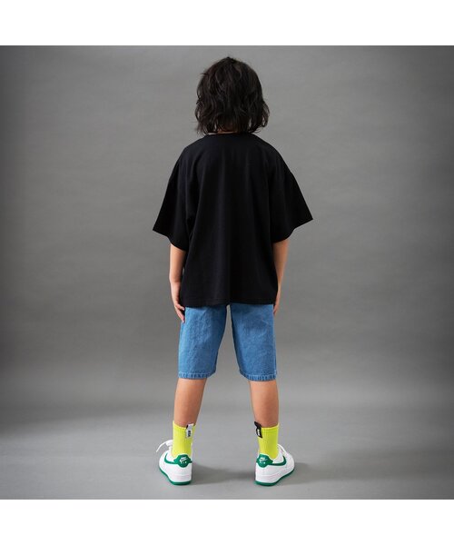 BREEZE（ブリーズ）の「【リンク/ジュニア対応】【B NEW JACK】10柄ストリート半袖Tシャツ_90～160cm展開（Tシャツ/カットソー・キッズ・ブラウン/グリーン/サーモンピンク/ホワイト/イエロー/ブラック/ブルー/グレー/オフホワイト/ターコイズブルー・90/100/110/120/130/140/150/160）」の12枚目の写真