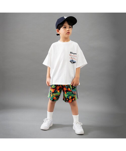 BREEZE（ブリーズ）の「【リンク/ジュニア対応】【B NEW JACK】10柄ストリート半袖Tシャツ_90～160cm展開（Tシャツ/カットソー・キッズ・ブラウン/グリーン/サーモンピンク/ホワイト/イエロー/ブラック/ブルー/グレー/オフホワイト/ターコイズブルー・90/100/110/120/130/140/150/160）」の18枚目の写真