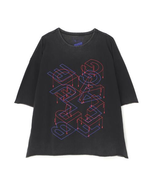 tシャツ DankeSchon/ダンケシェーン/CUTOFF S/S TEE REDFLAG レディース メンズ セール】DankeSchon/ダンケシェーン/CUTOFF S/S TEE REDFLAG（T