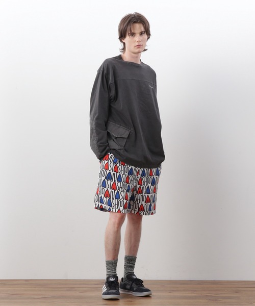 MANASTASH(マナスタッシュ)の「MANASTASH/マナスタッシュ/GAUZE MANALOHA SHORT(その他パンツ・メンズ・ブラック/レッド/オレンジ・S/M/L/XL)」の12枚目の写真