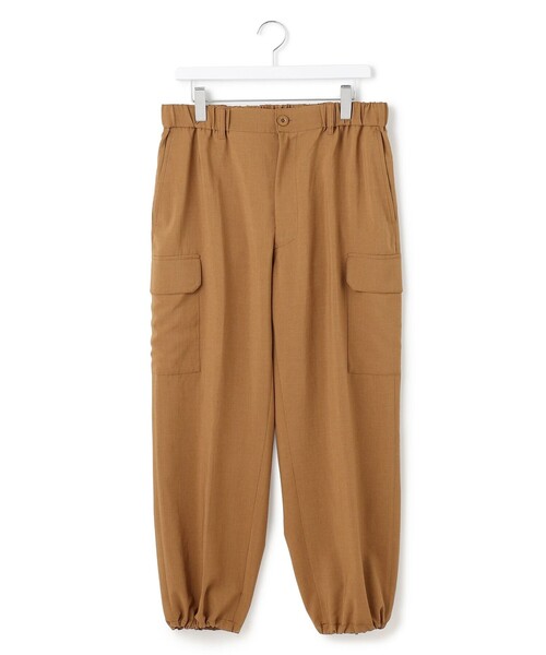 J.PRESS YORK STREET(ジェイプレスヨークストリート)の「【UNISEX】リネンライクイージー カーゴパンツ(その他パンツ・メンズ・ブラック系/ブラウン系/ライトグレー系・LARGE/MEDIUM/SMALL)」の14枚目の写真