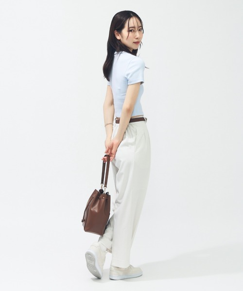 NIKE（ナイキ）の「ナイキ NIKE ナイキ  NSW エッセンシャル S/S ポロ（ポロシャツ・レディース・ブルー/オフホワイト/ライラック/ブラック/テラコッタ・S/M/L）」の13枚目の写真