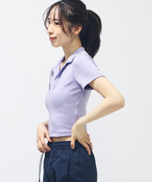 NIKE（ナイキ）の「ナイキ NIKE ナイキ  NSW エッセンシャル S/S ポロ（ポロシャツ・レディース・ブルー/オフホワイト/ライラック/ブラック/テラコッタ・S/M/L）」の22枚目の写真