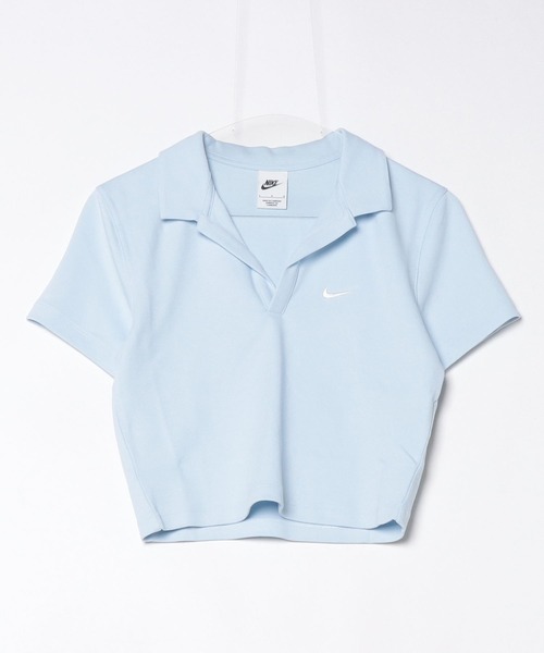 NIKE（ナイキ）の「ナイキ NIKE ナイキ  NSW エッセンシャル S/S ポロ（ポロシャツ・レディース・ブルー/オフホワイト/ライラック/ブラック/テラコッタ・S/M/L）」の12枚目の写真