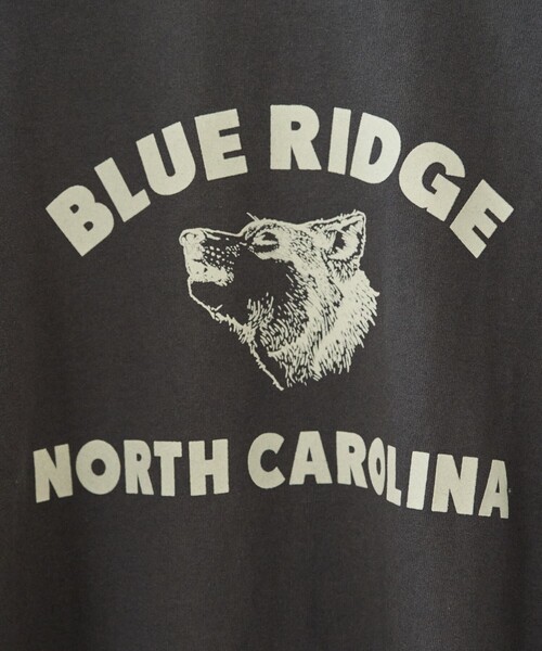 FREAK'S STORE(フリークスストア)の「限定展開 アニマル カレッジ 半袖 Tシャツ(Tシャツ/カットソー・レディース・スミクロ/オレンジ/ネイビー/ライトグレー/ブラック/ライトベージュ/オフホワイト/ナチュラル・フリ-)」の21枚目の写真