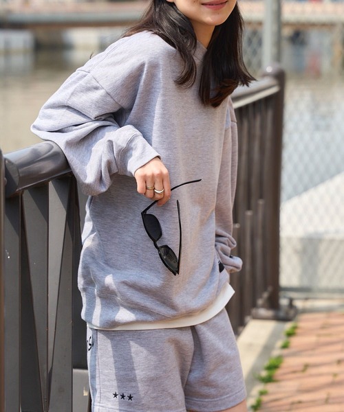 athleta ］ビッグシルエットスウェットトップス（スウェット