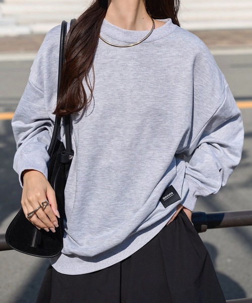 athleta ］ビッグシルエットスウェットトップス（スウェット