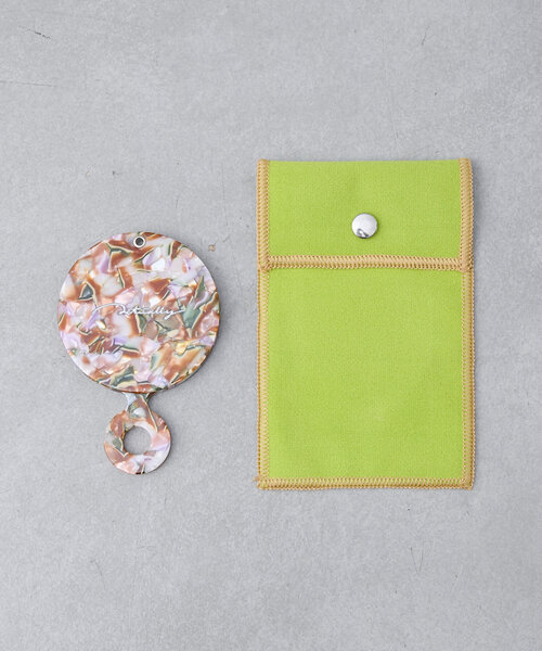 BIRTHDAY BAR（バースデイバー）の「ミックスカラーコンパクトミラー（手鏡/メイクミラー・レディース・パープル/オレンジ/グリーン・0）」の3枚目の写真