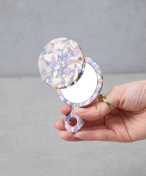 BIRTHDAY BAR（バースデイバー）の「ミックスカラーコンパクトミラー（手鏡/メイクミラー・レディース・パープル/オレンジ/グリーン・0）」の8枚目の写真