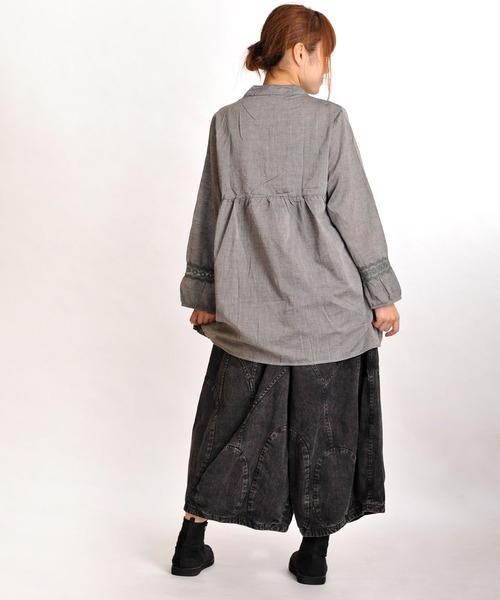 MARAI(マーライ)の「ハンパ丈ワイドパンツ クロップド丈 イージーパンツ(その他パンツ・レディース・ブラック/ブラウン系・FREE)」の6枚目の写真
