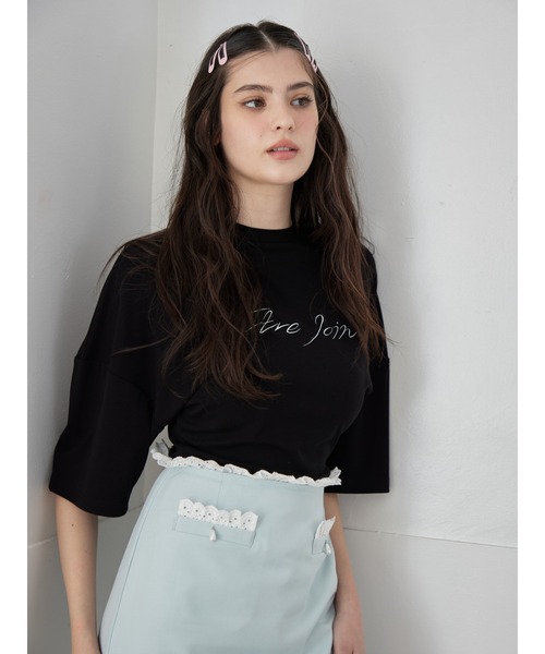 etre loin（エトルワン）の「Logo T-shirt dress（Tシャツ/カットソー・レディース・グレー/ブラック/ホワイト・M）」の20枚目の写真
