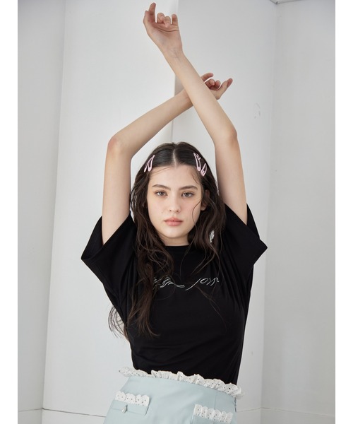 etre loin（エトルワン）の「Logo T-shirt dress（Tシャツ/カットソー・レディース・グレー/ブラック/ホワイト・M）」の18枚目の写真