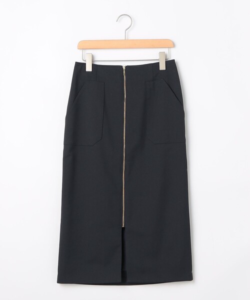 MICO COULIER（ミコクリエ）の「ボディシェルフロントファスナースカート（スカート・レディース・ネイビー/オフホワイト/グレー・38/36）」の20枚目の写真