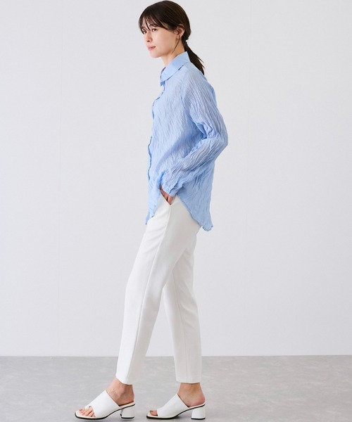 Jayro（ジャイロ）の「ワッシャー加工シャツ（シャツ/ブラウス・レディース・イエロー/ホワイト/ライトグリーン/ブラック/サックスブルー/ピンク系その他・FREE）」の17枚目の写真