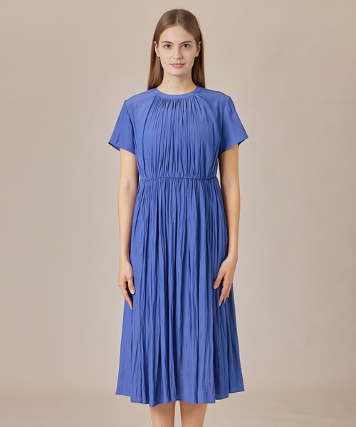 MACKINTOSH LONDON(マッキントッシュ ロンドン)の「【WEB・一部店舗限定】メモリータンブラーワンピース(ワンピース・レディース・グレー系その他2/ライトブルー・40/38)」の5枚目の写真