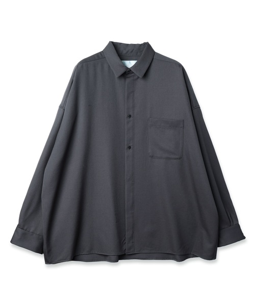 Dulcamara（ドゥルカマラ）の「よそいきワイドBOXシャツ（シャツ/ブラウス・メンズ・ブラック/オリーブ/ネイビー系・0/1）」の3枚目の写真