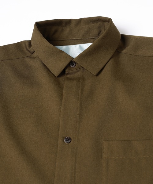 Dulcamara（ドゥルカマラ）の「よそいきワイドBOXシャツ（シャツ/ブラウス・メンズ・ブラック/オリーブ/ネイビー系・0/1）」の17枚目の写真