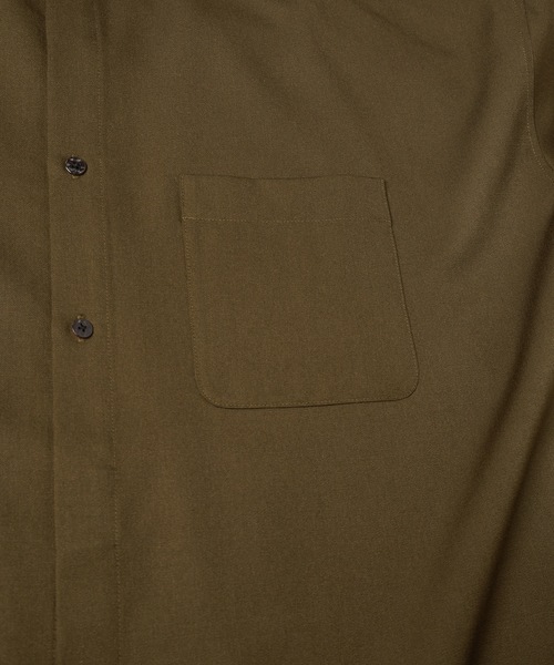 Dulcamara（ドゥルカマラ）の「よそいきワイドBOXシャツ（シャツ/ブラウス・メンズ・ブラック/オリーブ/ネイビー系・0/1）」の18枚目の写真