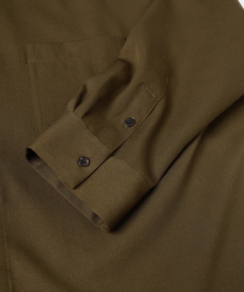 Dulcamara（ドゥルカマラ）の「よそいきワイドBOXシャツ（シャツ/ブラウス・メンズ・ブラック/オリーブ/ネイビー系・0/1）」の20枚目の写真