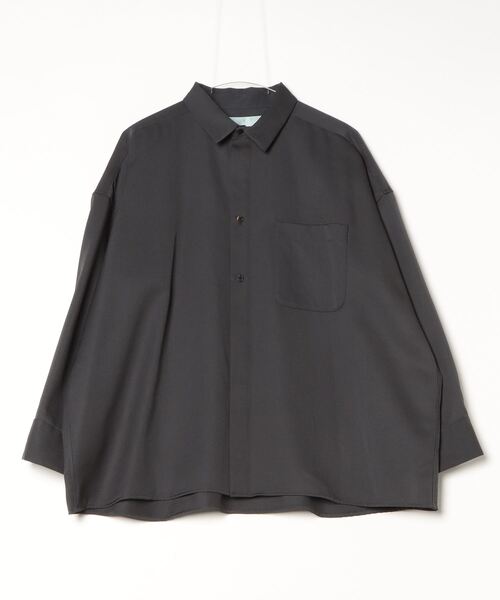 Dulcamara（ドゥルカマラ）の「よそいきワイドBOXシャツ（シャツ/ブラウス・メンズ・ブラック/オリーブ/ネイビー系・0/1）」の22枚目の写真