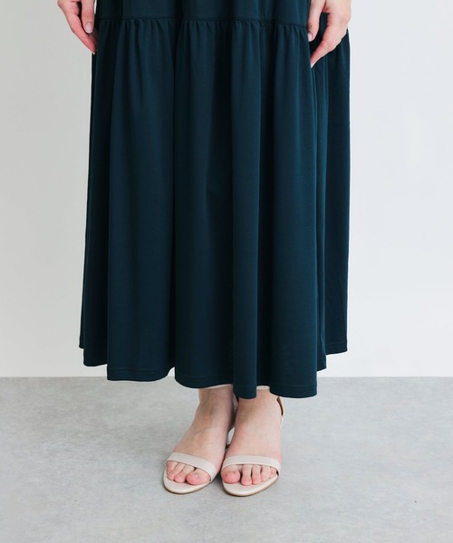 PICCIN（ピッチン）の「ノースリーブティアードカットワンピース（ワンピース・レディース・ブラック/ブルー/レッド/モスグリーン・M）」の22枚目の写真