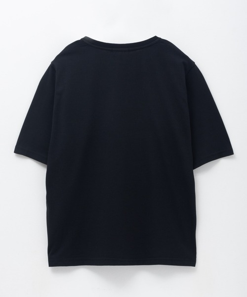 NAVY（ネイビー）の「NAVY ロゴ刺繍Tシャツ（Tシャツ/カットソー・レディース・ブラック/オリーブ/モカ・M/L）」の6枚目の写真