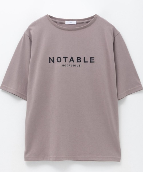 NAVY（ネイビー）の「NAVY ロゴ刺繍Tシャツ（Tシャツ/カットソー・レディース・ブラック/オリーブ/モカ・M/L）」の13枚目の写真