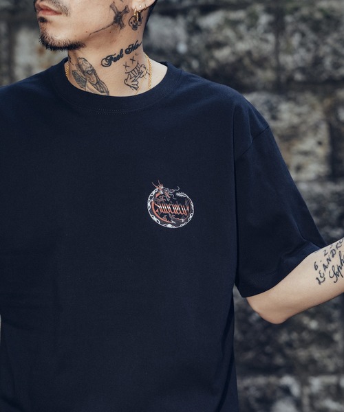 Subciety(サブサエティ)の「Eastern dragon Tee(Tシャツ/カットソー・メンズ・ブラック/ホワイト/グレー・SMALL/MEDIUM/LARGE/X-LARGE/XX-LARGE)」の6枚目の写真