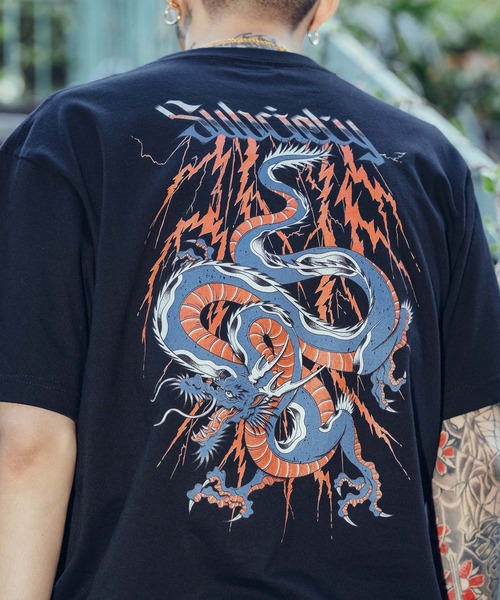 Subciety(サブサエティ)の「Eastern dragon Tee(Tシャツ/カットソー・メンズ・ブラック/ホワイト/グレー・SMALL/MEDIUM/LARGE/X-LARGE/XX-LARGE)」の16枚目の写真