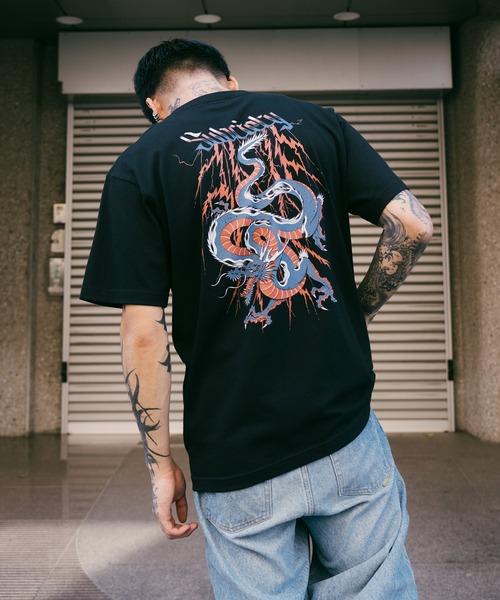 Subciety(サブサエティ)の「Eastern dragon Tee(Tシャツ/カットソー・メンズ・ブラック/ホワイト/グレー・SMALL/MEDIUM/LARGE/X-LARGE/XX-LARGE)」の17枚目の写真