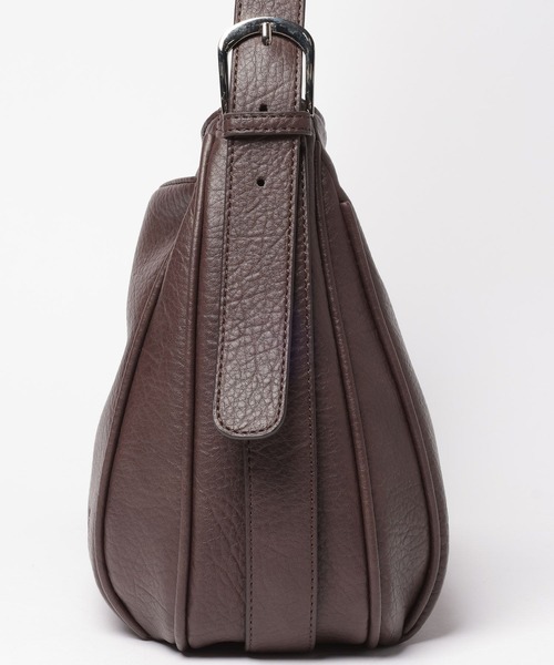 LURAKU】Synthetic leather shoulder bag / 合皮レザー