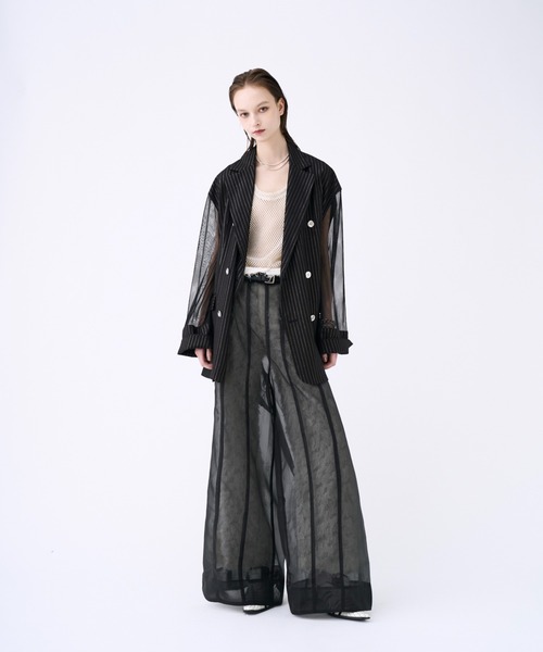☆iines・佐藤繊維♡裾模様入ワイドパンツ¥31900-☆ ☆iines・佐藤繊維♡裾模様入ワイドパンツ¥31900-☆ - メルカリ