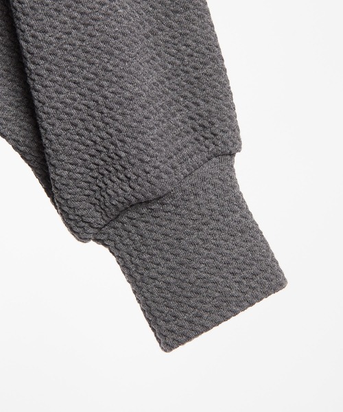 gomme（ゴム）の「フライトジャージー　長袖Ｔ（Tシャツ/カットソー・レディース・グレー/ブラック/ネイビー・MEDIUM）」の7枚目の写真