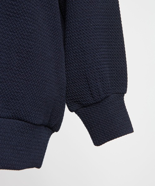 gomme（ゴム）の「フライトジャージー　長袖Ｔ（Tシャツ/カットソー・レディース・グレー/ブラック/ネイビー・MEDIUM）」の13枚目の写真