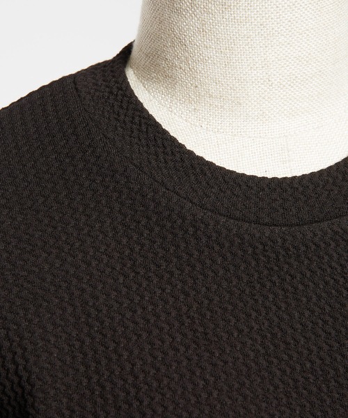 gomme（ゴム）の「フライトジャージー　長袖Ｔ（Tシャツ/カットソー・レディース・グレー/ブラック/ネイビー・MEDIUM）」の18枚目の写真