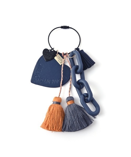 marjour（マージュール）の「HEART CHARM（キーホルダー・レディース・ネイビー/グレー/レッド/ベージュ・FREE）」の5枚目の写真