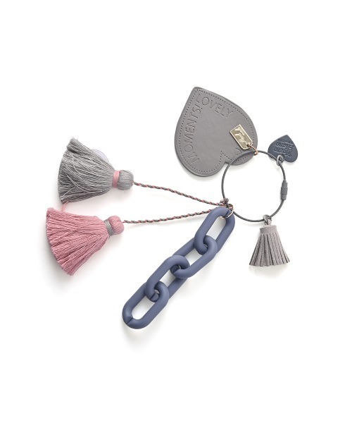 marjour（マージュール）の「HEART CHARM（キーホルダー・レディース・ネイビー/グレー/レッド/ベージュ・FREE）」の6枚目の写真