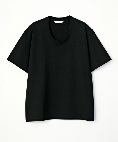 VICTIM(ヴィクティム)の「VICTIM ヴィクティム / HEAVY COTTON U-NECK TEE シルクライクヘビーコットンUネックTシャツ / VTM-25-CS-007(Tシャツ/カットソー・メンズ・ホワイト/ブラック/グレー・1/2/3)」の7枚目の写真
