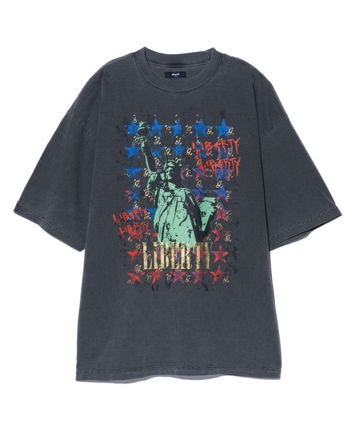 glamb(グラム)の「Liberty T-shirt / リバティTシャツ(Tシャツ/カットソー・メンズ・ブラック/ホワイト・S/M/L)」の5枚目の写真