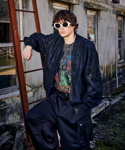 glamb(グラム)の「Liberty T-shirt / リバティTシャツ(Tシャツ/カットソー・メンズ・ブラック/ホワイト・S/M/L)」の12枚目の写真
