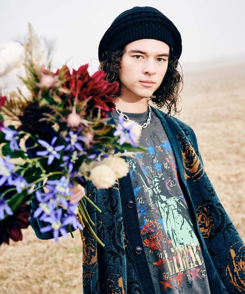 glamb(グラム)の「Liberty T-shirt / リバティTシャツ(Tシャツ/カットソー・メンズ・ブラック/ホワイト・S/M/L)」の11枚目の写真