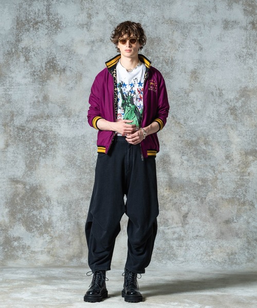 glamb(グラム)の「Liberty T-shirt / リバティTシャツ(Tシャツ/カットソー・メンズ・ブラック/ホワイト・S/M/L)」の8枚目の写真