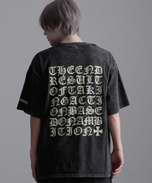 『CavariA/キャバリア』クルーネックピグメント半袖Tシャツ