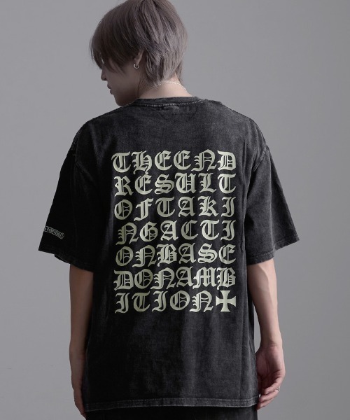 SILVER BULLET(シルバーバレット)の「『CavariA/キャバリア』クルーネックピグメント半袖Tシャツ(Tシャツ/カットソー・メンズ・B/C/D/E/F/A・L/M)」の1枚目の写真