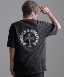 『CavariA/キャバリア』クルーネックピグメント半袖Tシャツ